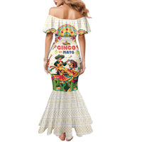 Mexico Cinco De Mayo Family Matching Mermaid Dress and Hawaiian Shirt Dancing Mexican