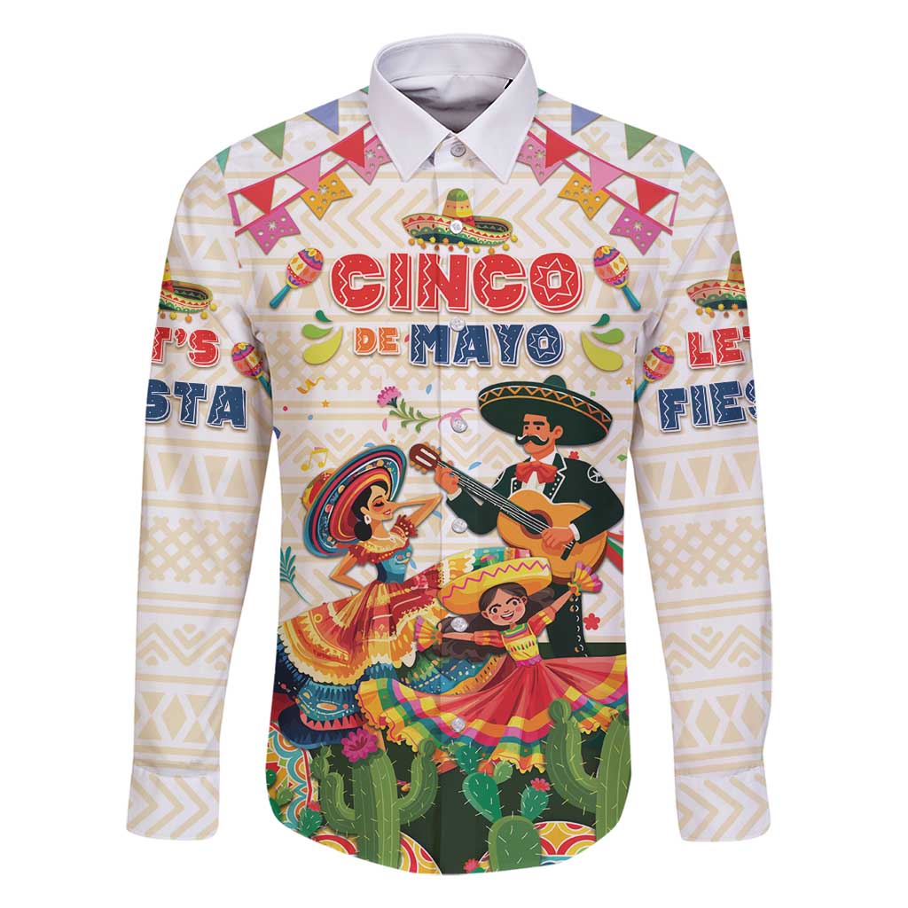 Mexico Cinco De Mayo Family Matching Summer Maxi Dress and Hawaiian Shirt Dancing Mexican