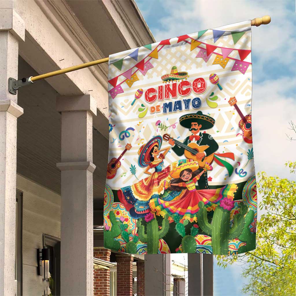 Mexico Cinco De Mayo Garden Flag Dancing Mexican