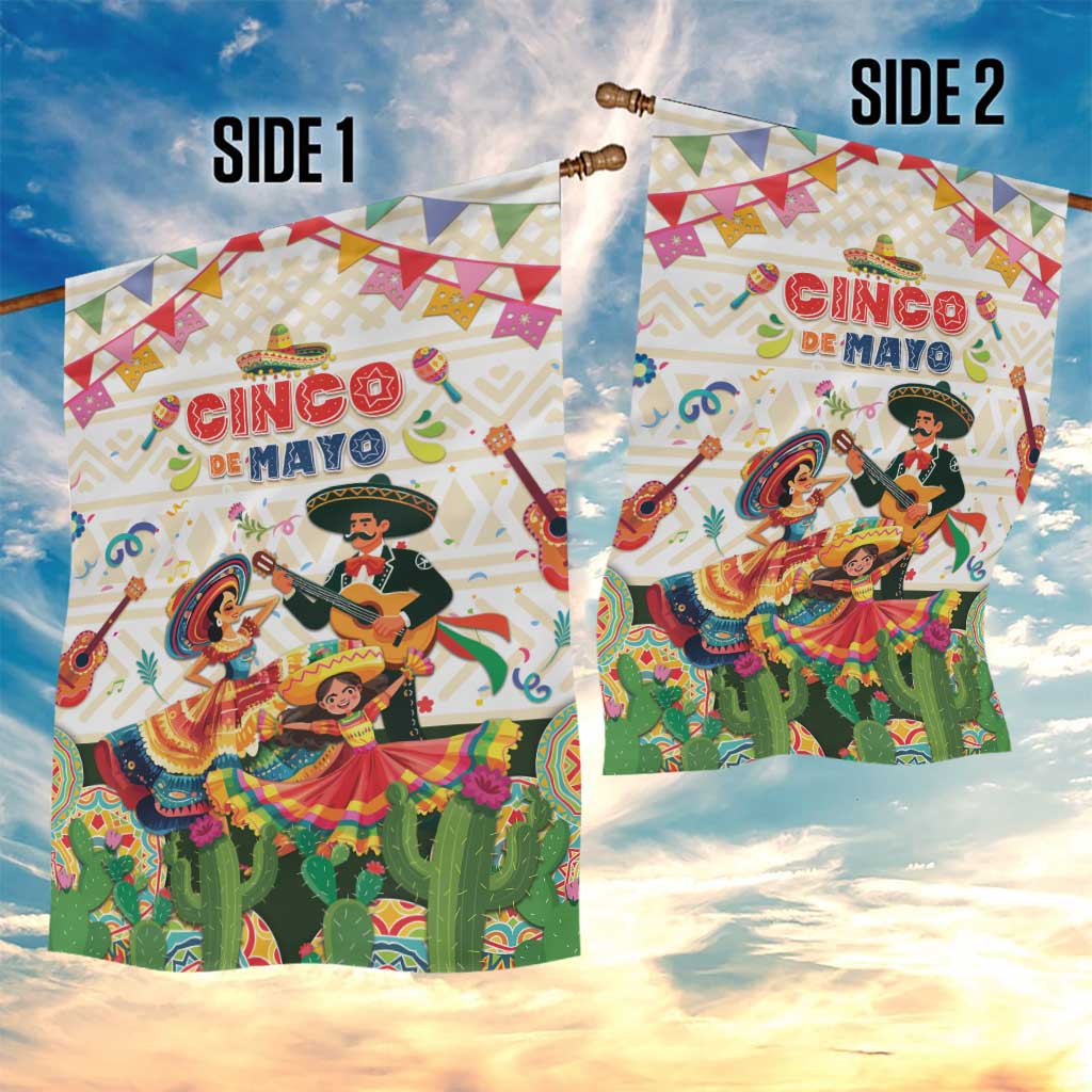 Mexico Cinco De Mayo Garden Flag Dancing Mexican