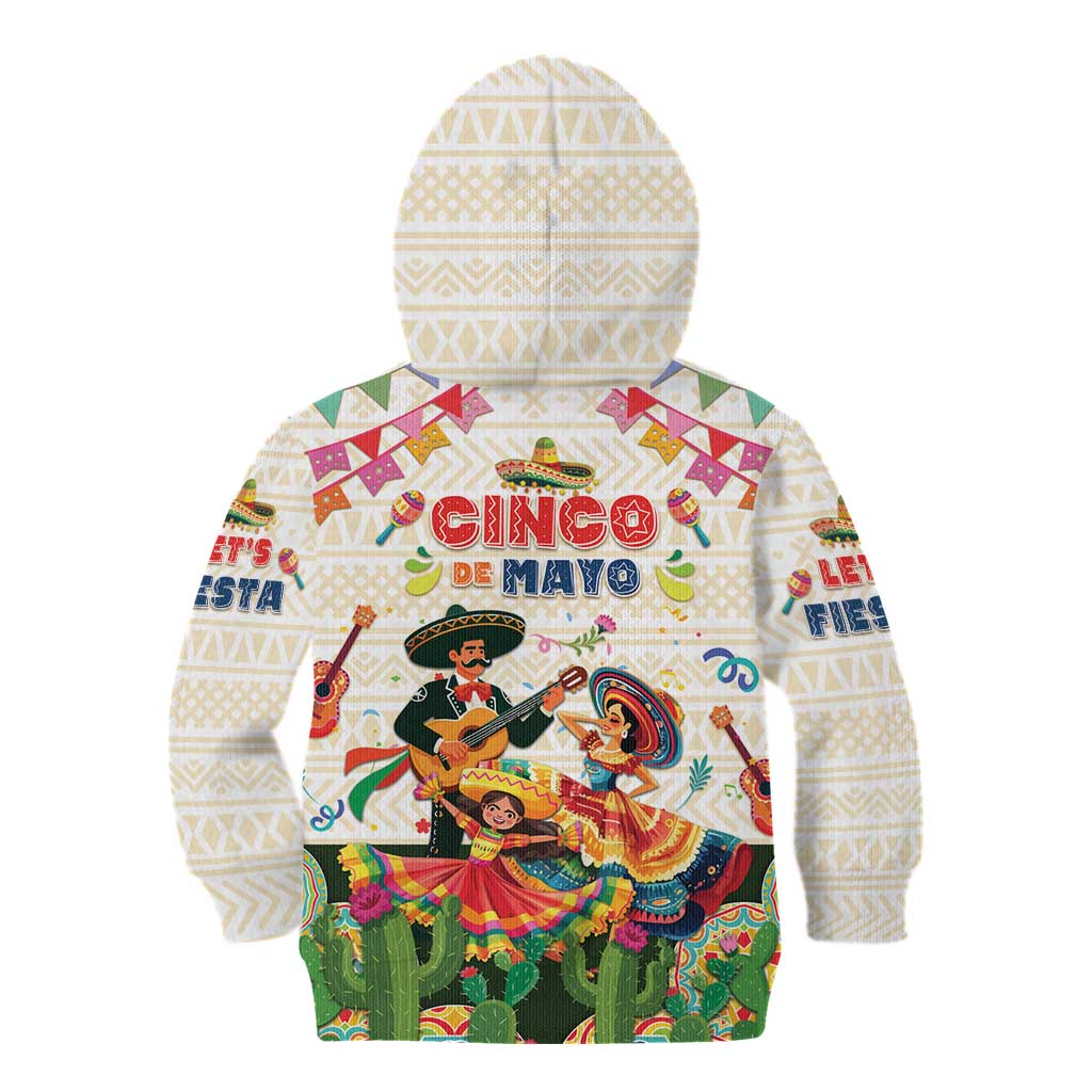 Mexico Cinco De Mayo Kid Hoodie Dancing Mexican