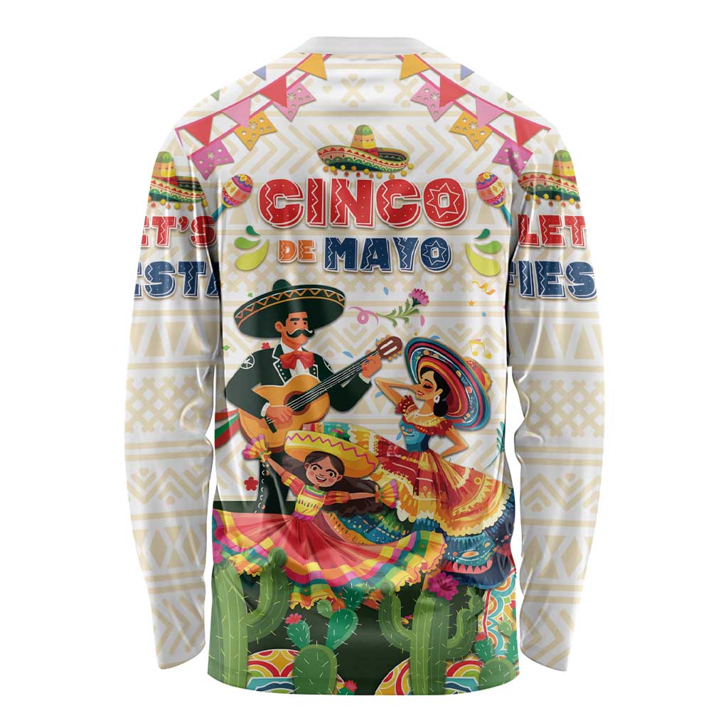 Mexico Cinco De Mayo Long Sleeve Shirt Dancing Mexican