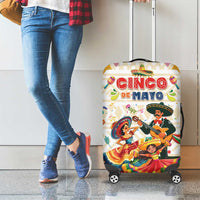 Mexico Cinco De Mayo Luggage Cover Dancing Mexican