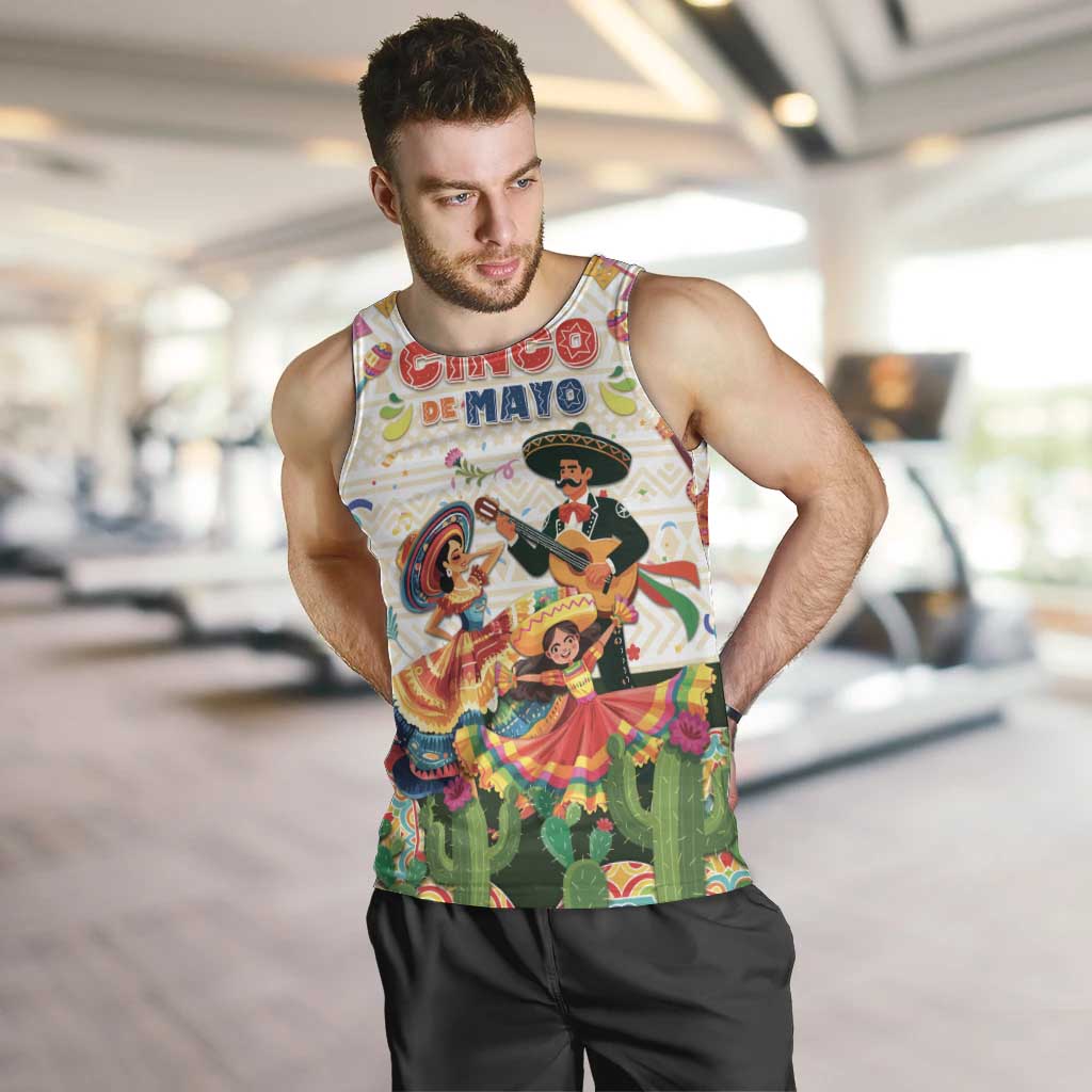 Mexico Cinco De Mayo Men Tank Top Dancing Mexican