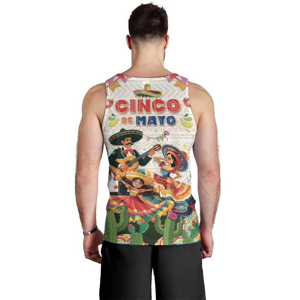 Mexico Cinco De Mayo Men Tank Top Dancing Mexican