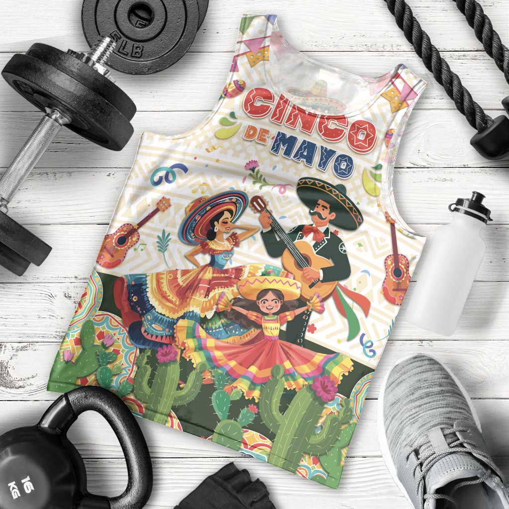 Mexico Cinco De Mayo Men Tank Top Dancing Mexican