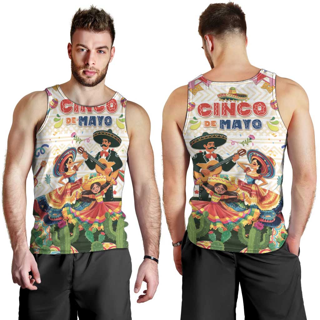 Mexico Cinco De Mayo Men Tank Top Dancing Mexican