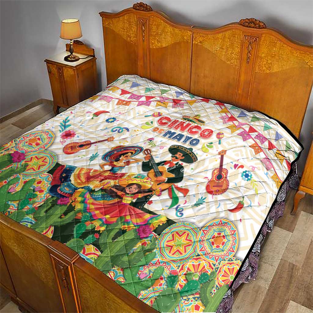 Mexico Cinco De Mayo Quilt Dancing Mexican