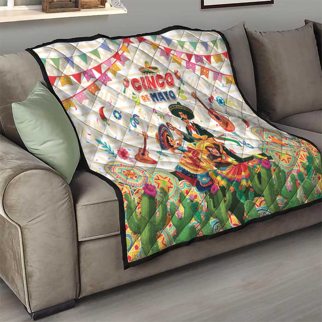Mexico Cinco De Mayo Quilt Dancing Mexican