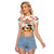 Mexico Cinco De Mayo Raglan Cropped T Shirt Dancing Mexican