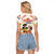Mexico Cinco De Mayo Raglan Cropped T Shirt Dancing Mexican
