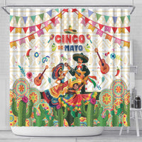 Mexico Cinco De Mayo Shower Curtain Dancing Mexican