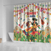 Mexico Cinco De Mayo Shower Curtain Dancing Mexican