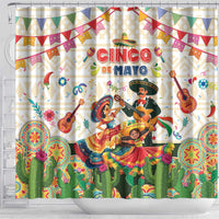 Mexico Cinco De Mayo Shower Curtain Dancing Mexican