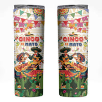 Mexico Cinco De Mayo Skinny Tumbler Dancing Mexican