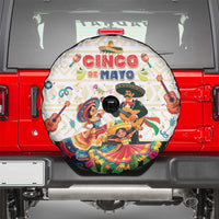 Mexico Cinco De Mayo Spare Tire Cover Dancing Mexican