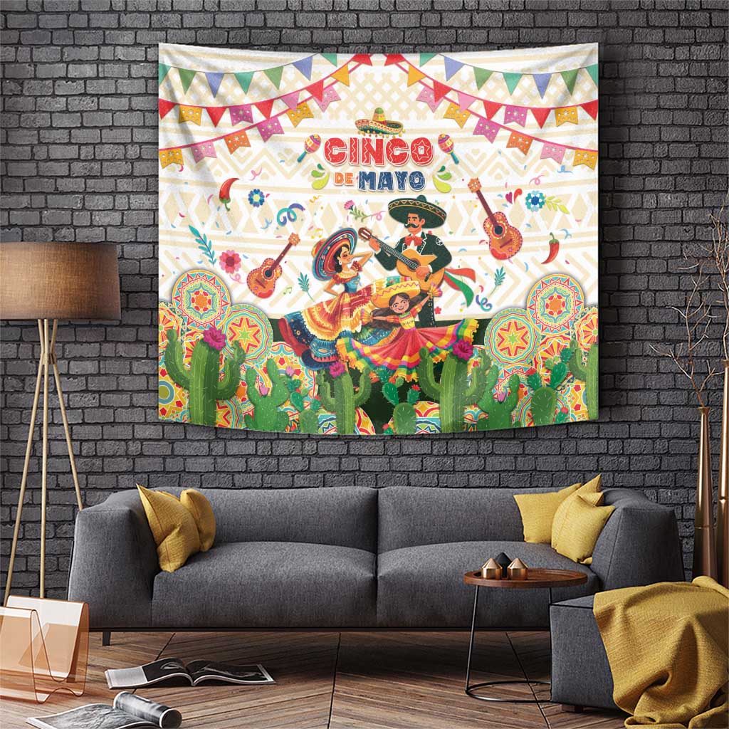 Mexico Cinco De Mayo Tapestry Dancing Mexican