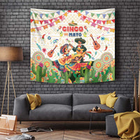 Mexico Cinco De Mayo Tapestry Dancing Mexican