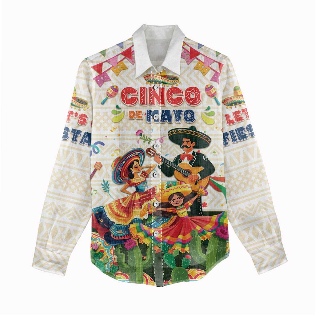 Mexico Cinco De Mayo Women Casual Shirt Dancing Mexican