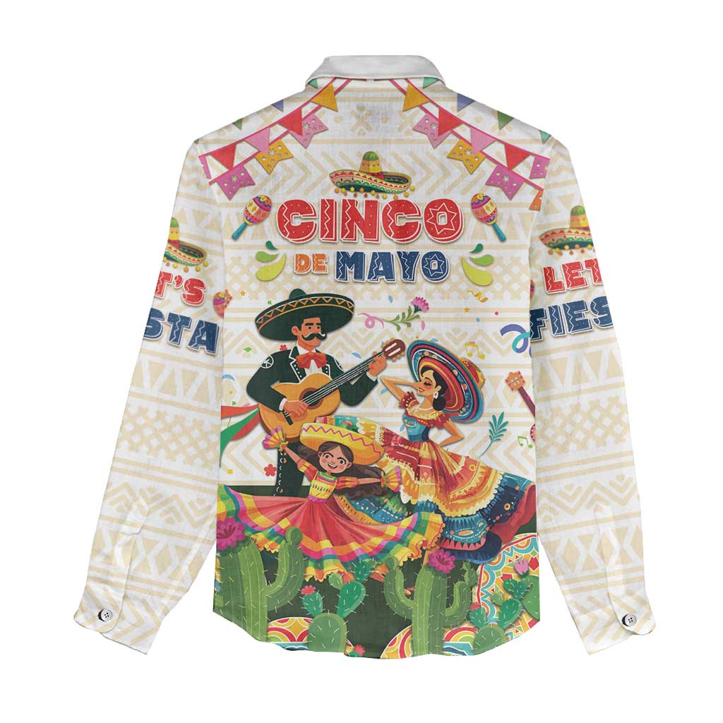 Mexico Cinco De Mayo Women Casual Shirt Dancing Mexican