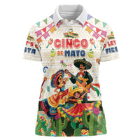 Mexico Cinco De Mayo Women Polo Shirt Dancing Mexican