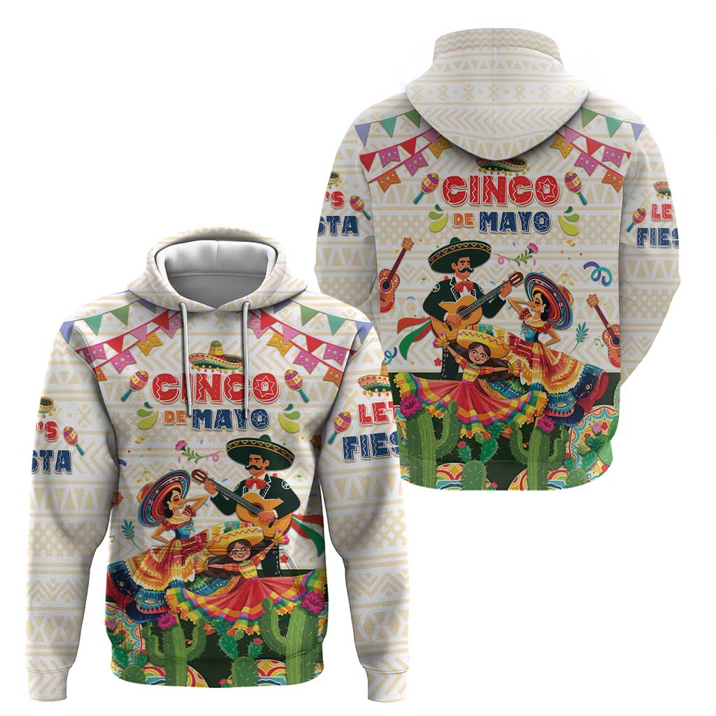Mexico Cinco De Mayo Zip Hoodie Dancing Mexican