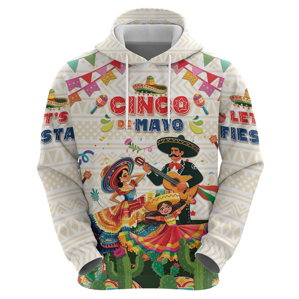 Mexico Cinco De Mayo Zip Hoodie Dancing Mexican