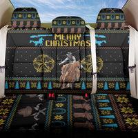 Cowboy Merry Christmas Back Car Seat Cover DT04 - Wonder Print Shop