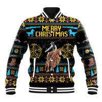 Cowboy Merry Christmas Baseball Jacket DT04 - Wonder Print Shop