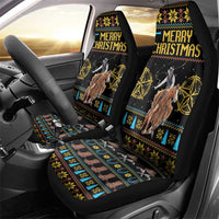Cowboy Merry Christmas Car Seat Cover DT04 - Wonder Print Shop