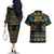 Cowboy Merry Christmas Couples Matching Off The Shoulder Long Sleeve Dress and Hawaiian Shirt DT04 - Wonder Print Shop