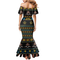 Cowboy Merry Christmas Family Matching Mermaid Dress and Hawaiian Shirt DT04 - Wonder Print Shop