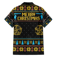 Cowboy Merry Christmas Family Matching Off The Shoulder Long Sleeve Dress and Hawaiian Shirt DT04 - Wonder Print Shop