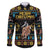 Cowboy Merry Christmas Family Matching Off The Shoulder Long Sleeve Dress and Hawaiian Shirt DT04 - Wonder Print Shop