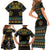 Cowboy Merry Christmas Family Matching Short Sleeve Bodycon Dress and Hawaiian Shirt DT04 - Wonder Print Shop