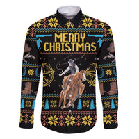 Cowboy Merry Christmas Family Matching Summer Maxi Dress and Hawaiian Shirt DT04 - Wonder Print Shop