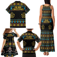 Cowboy Merry Christmas Family Matching Tank Maxi Dress and Hawaiian Shirt DT04 - Wonder Print Shop