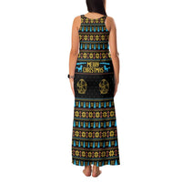 Cowboy Merry Christmas Family Matching Tank Maxi Dress and Hawaiian Shirt DT04 - Wonder Print Shop