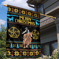 Cowboy Merry Christmas Garden Flag DT04 - Wonder Print Shop