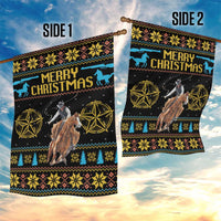 Cowboy Merry Christmas Garden Flag DT04 - Wonder Print Shop
