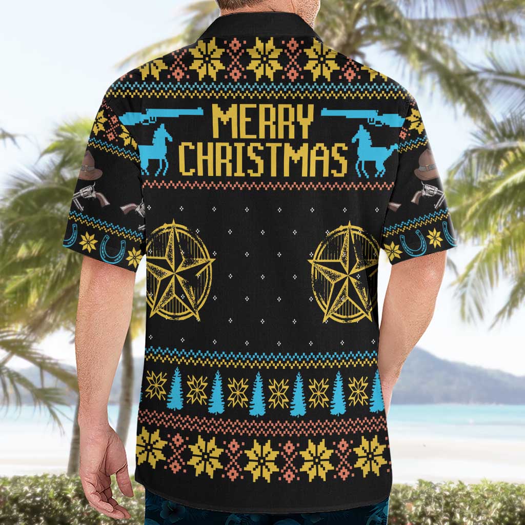 Cowboy Merry Christmas Hawaiian Shirt DT04 - Wonder Print Shop