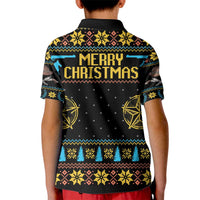 Cowboy Merry Christmas Kid Polo Shirt DT04 - Wonder Print Shop
