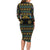 Cowboy Merry Christmas Long Sleeve Bodycon Dress DT04 - Wonder Print Shop