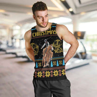 Cowboy Merry Christmas Men Tank Top DT04 - Wonder Print Shop
