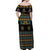 Cowboy Merry Christmas Off Shoulder Maxi Dress DT04 - Wonder Print Shop