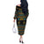 Cowboy Merry Christmas Off The Shoulder Long Sleeve Dress DT04 - Wonder Print Shop