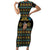 Cowboy Merry Christmas Short Sleeve Bodycon Dress DT04 - Wonder Print Shop