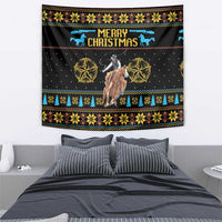 Cowboy Merry Christmas Tapestry DT04 - Wonder Print Shop