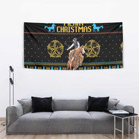 Cowboy Merry Christmas Tapestry DT04 - Wonder Print Shop