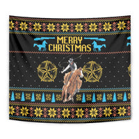 Cowboy Merry Christmas Tapestry DT04 - Wonder Print Shop
